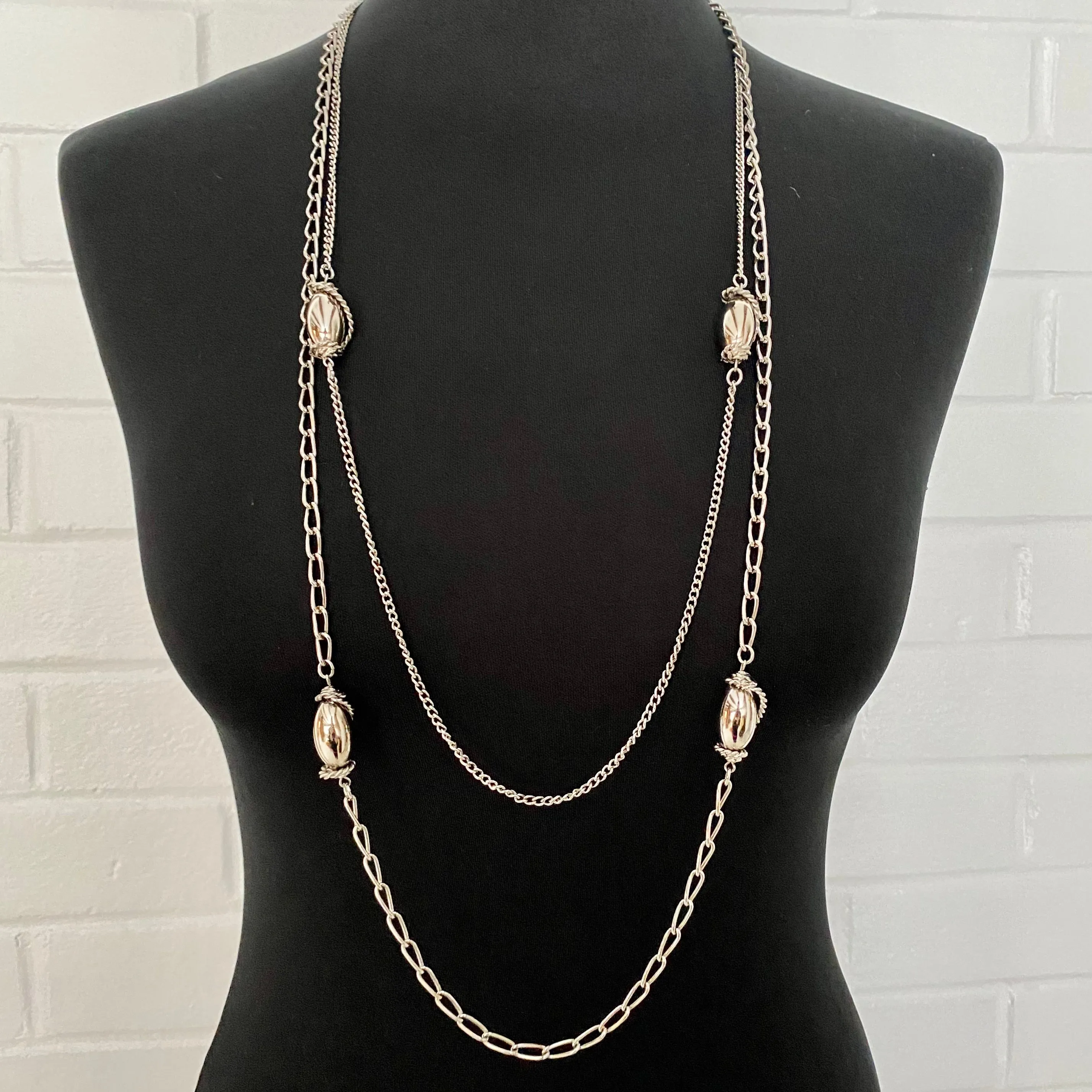 1960s Celebrity N.Y. Tassel Pendant Necklace