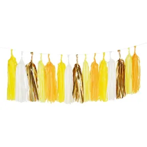 20 tassel decorativi - giallo