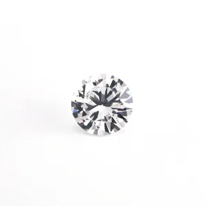 2.27ct 8mm Round Lab Grown Brilliant White Sapphire