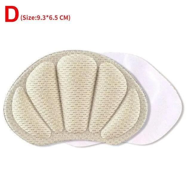 2pcs Insoles Patch Heel Pads for Sport Shoes Adjustable Size Antiwear Feet Pad Cushion Insert Insole Heel Protector Back Sticker