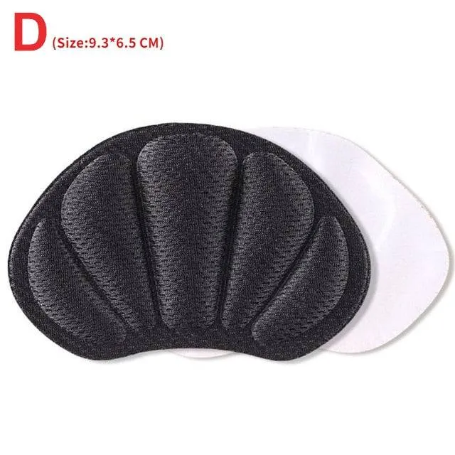 2pcs Insoles Patch Heel Pads for Sport Shoes Adjustable Size Antiwear Feet Pad Cushion Insert Insole Heel Protector Back Sticker