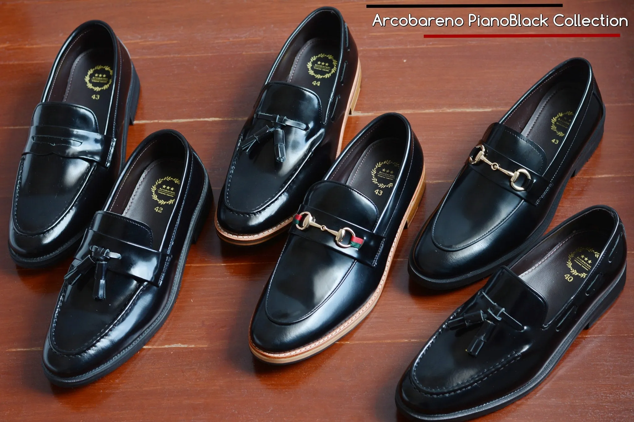 505 Tassel Loafer Strap PianoBlack x Black Soles