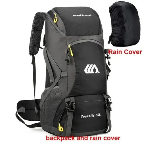 50L Travel Backpack Camping Bag For Men Large Hiking Bag Tourist