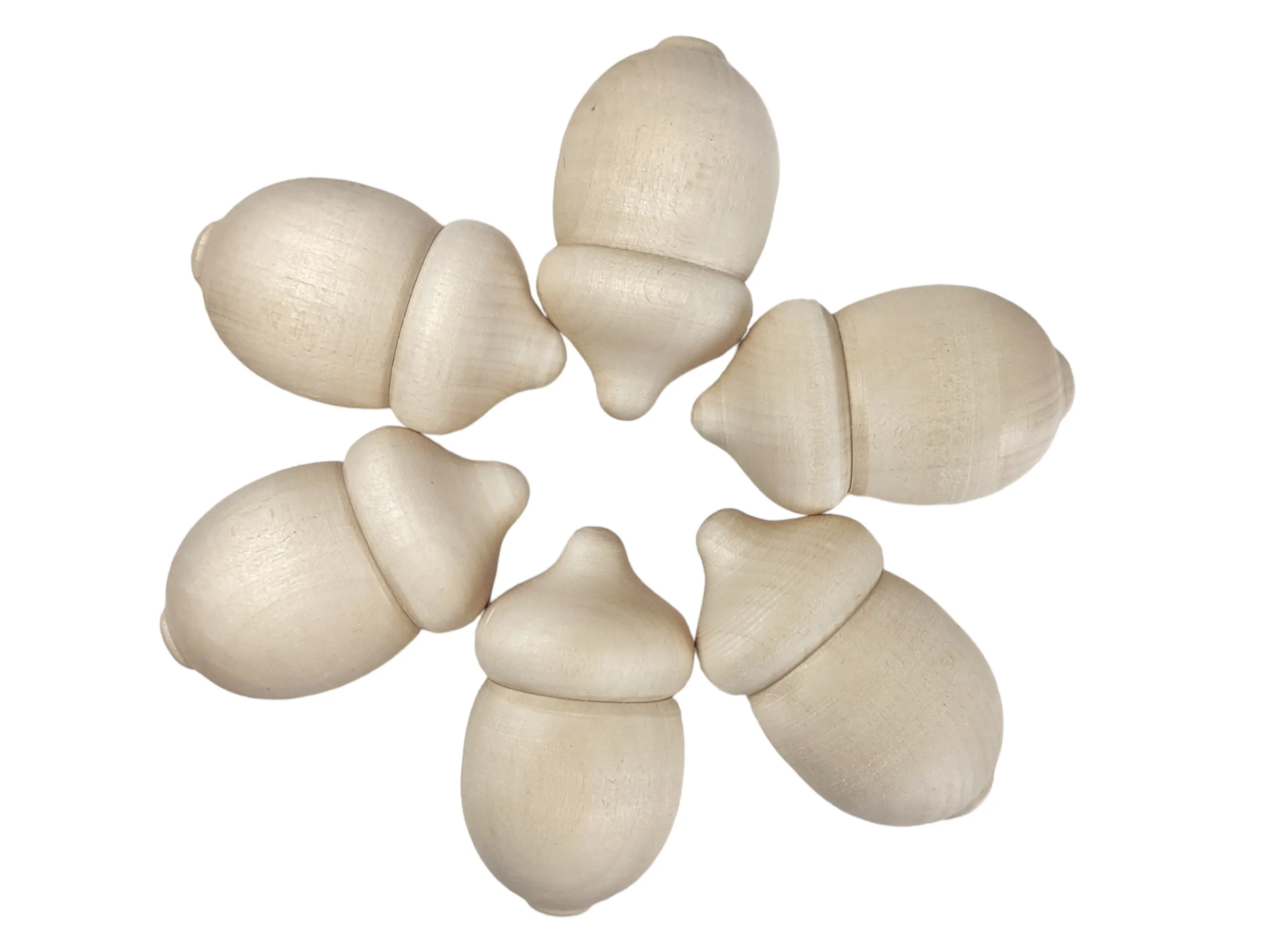 Acorns (Large) - 6 pieces