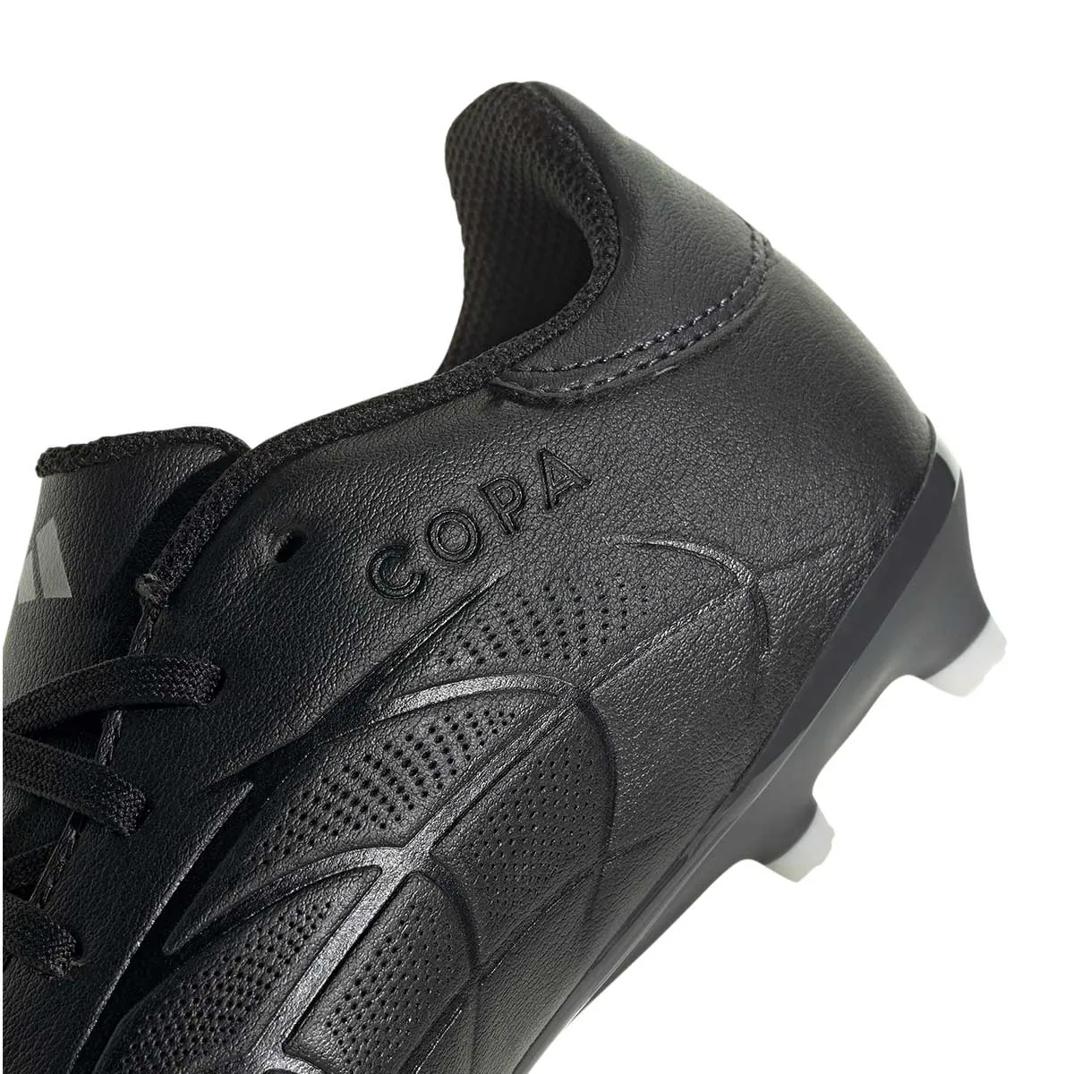 adidas Copa Pure 2 League FG Football Boots - Youth - Black/Carbon/Grey One