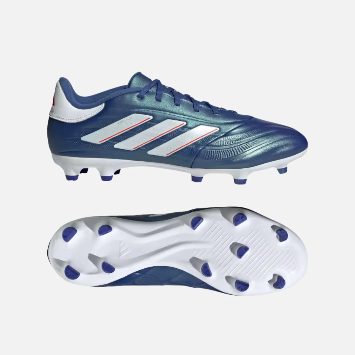 Adidas Copa Pure 2.3 Firm Ground Football Studs -Lucid Blue/Cloud White/Solar Red