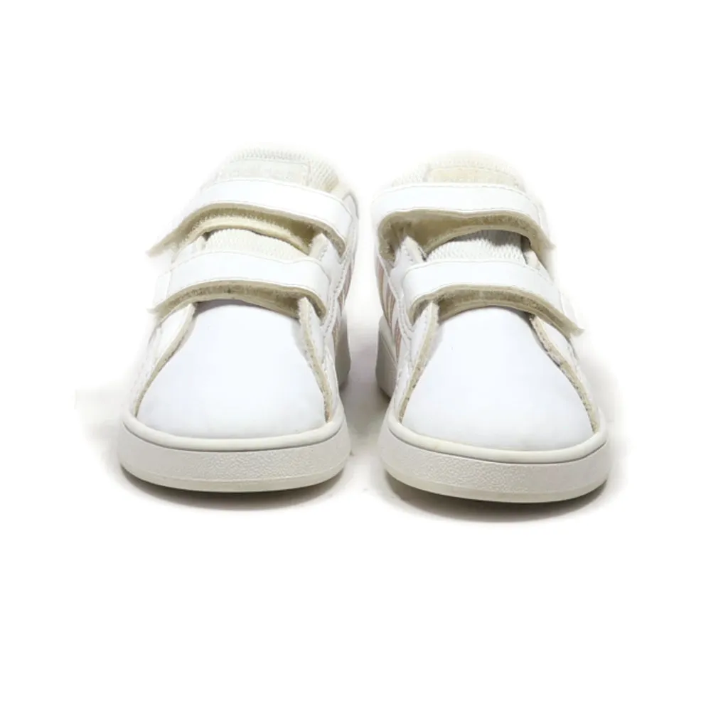 Adidas Court Crawlers Leather White Colour For Kids