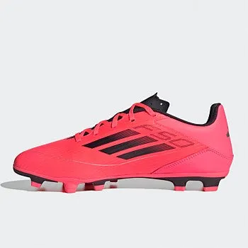 ADIDAS F50 CLUB FXG - Turbo / Aurora Black / Platinum Metallic