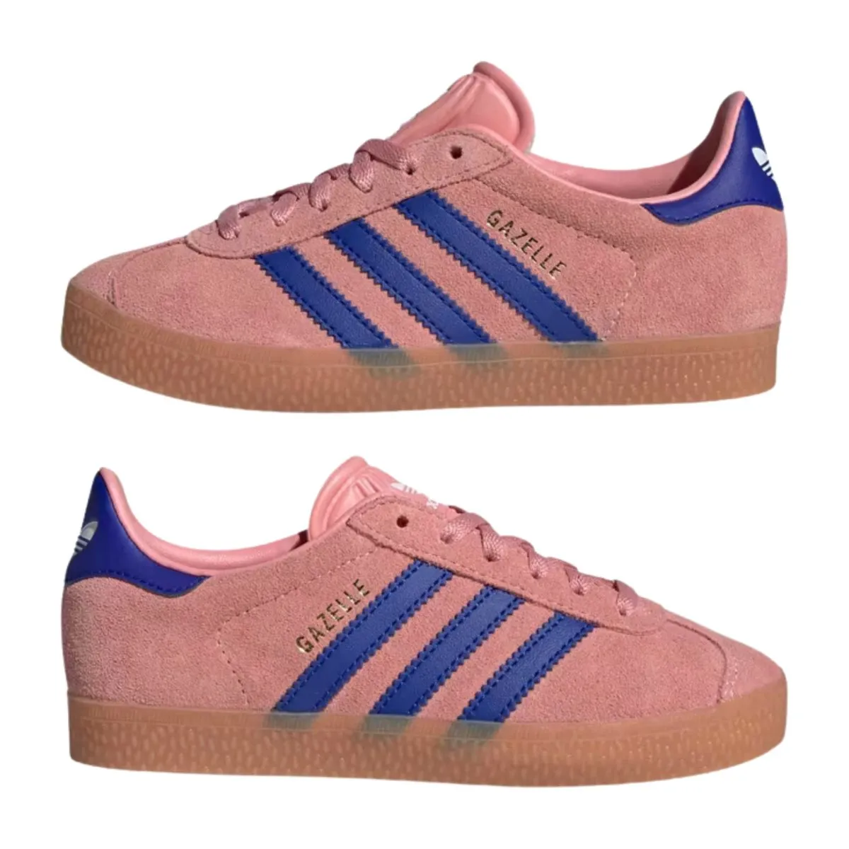 Adidas Girl's (Preschool) Gazelle Semi Pink Spark/Lucid Blue