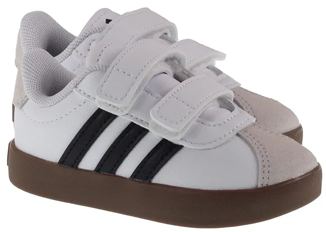 Adidas Infants VL Court 3.0 White Black Grey