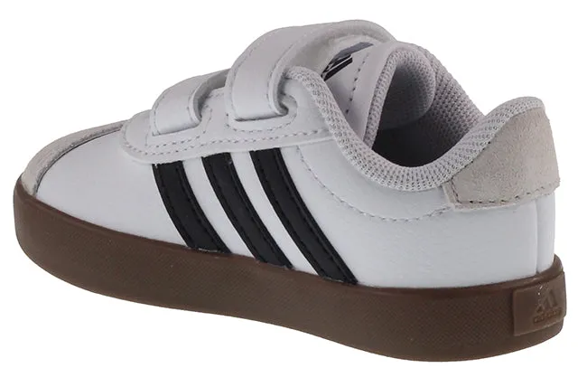 Adidas Infants VL Court 3.0 White Black Grey