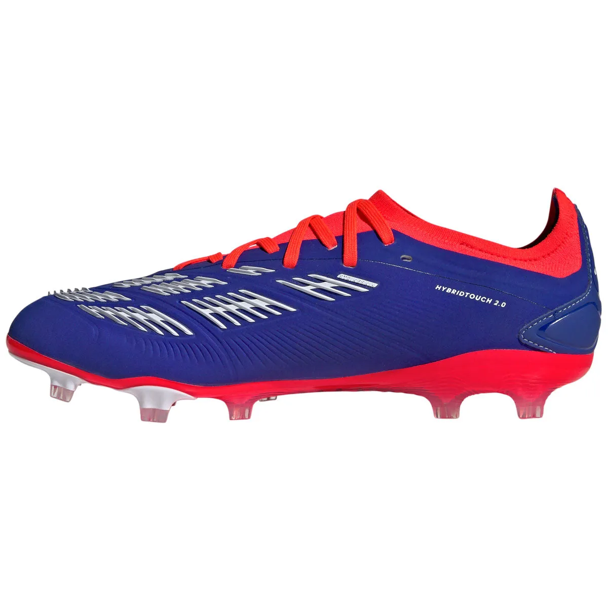 adidas Predator Pro FG Football Boots - Adult - White/Red/Lucid Blue