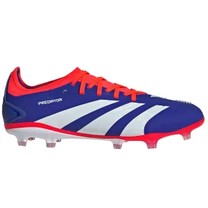 adidas Predator Pro FG Football Boots - Adult - White/Red/Lucid Blue