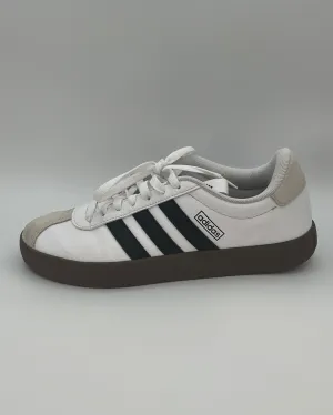 Adidas VL Court 3.0 White and Black Sneaker - Size 10