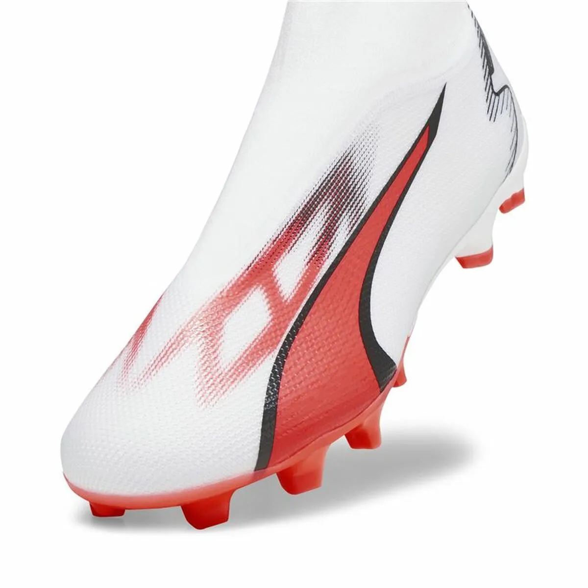 Adult's Football Boots Puma Ultra Match  Ll Fg/A  White Red