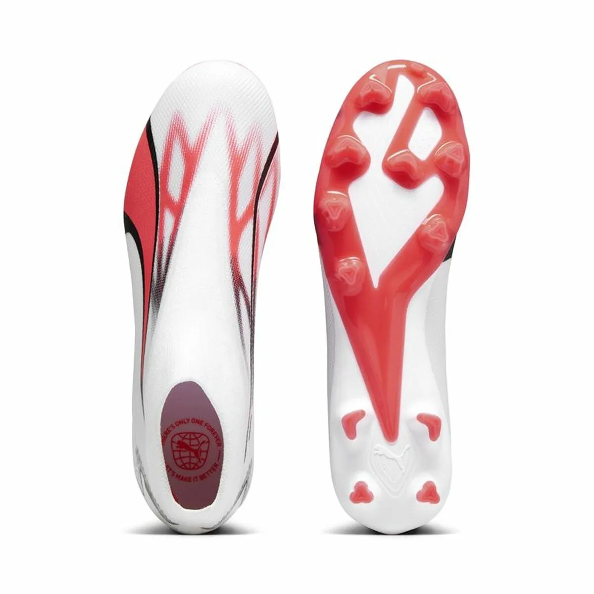 Adult's Football Boots Puma Ultra Match  Ll Fg/A  White Red