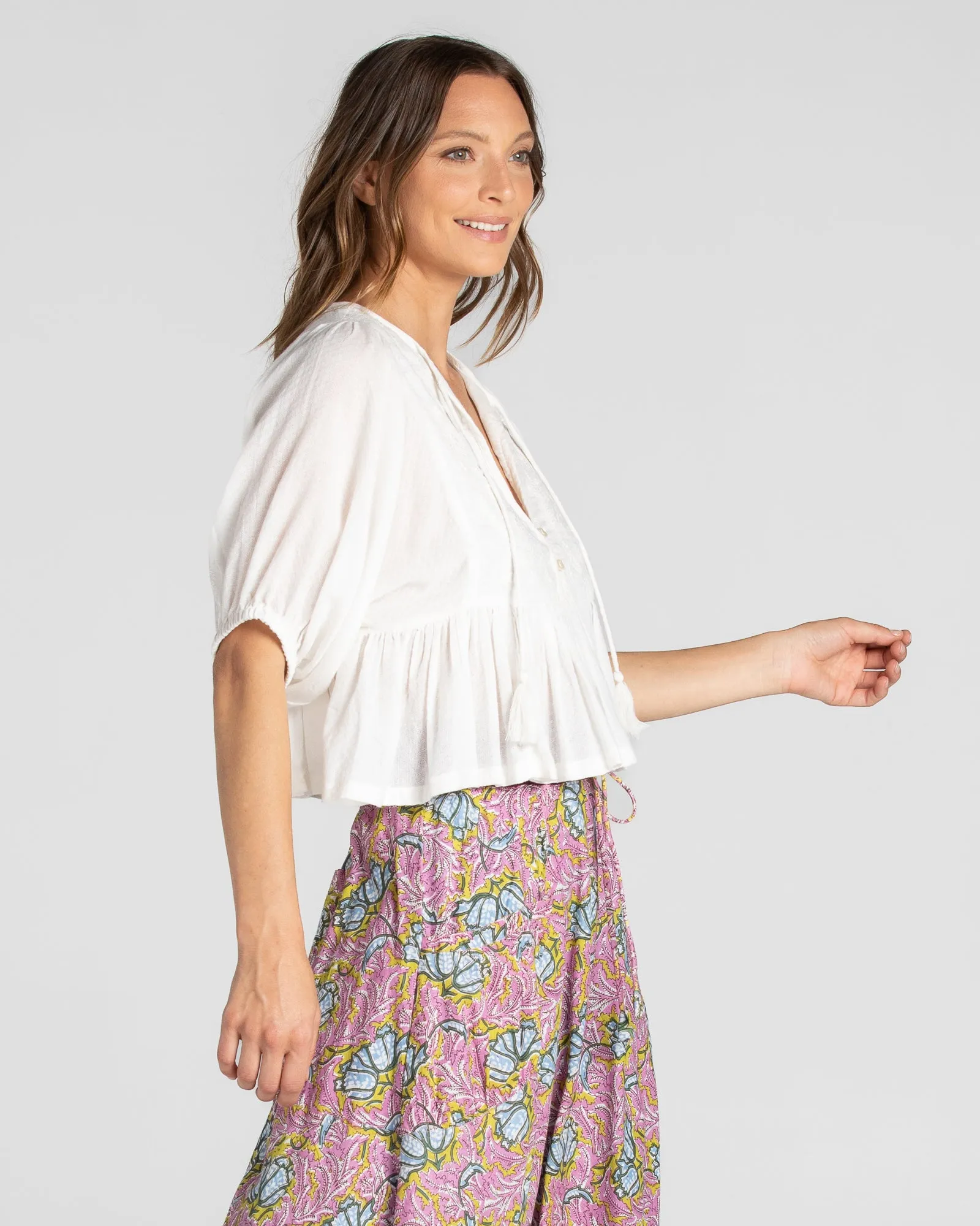 Ahana Tunic - White