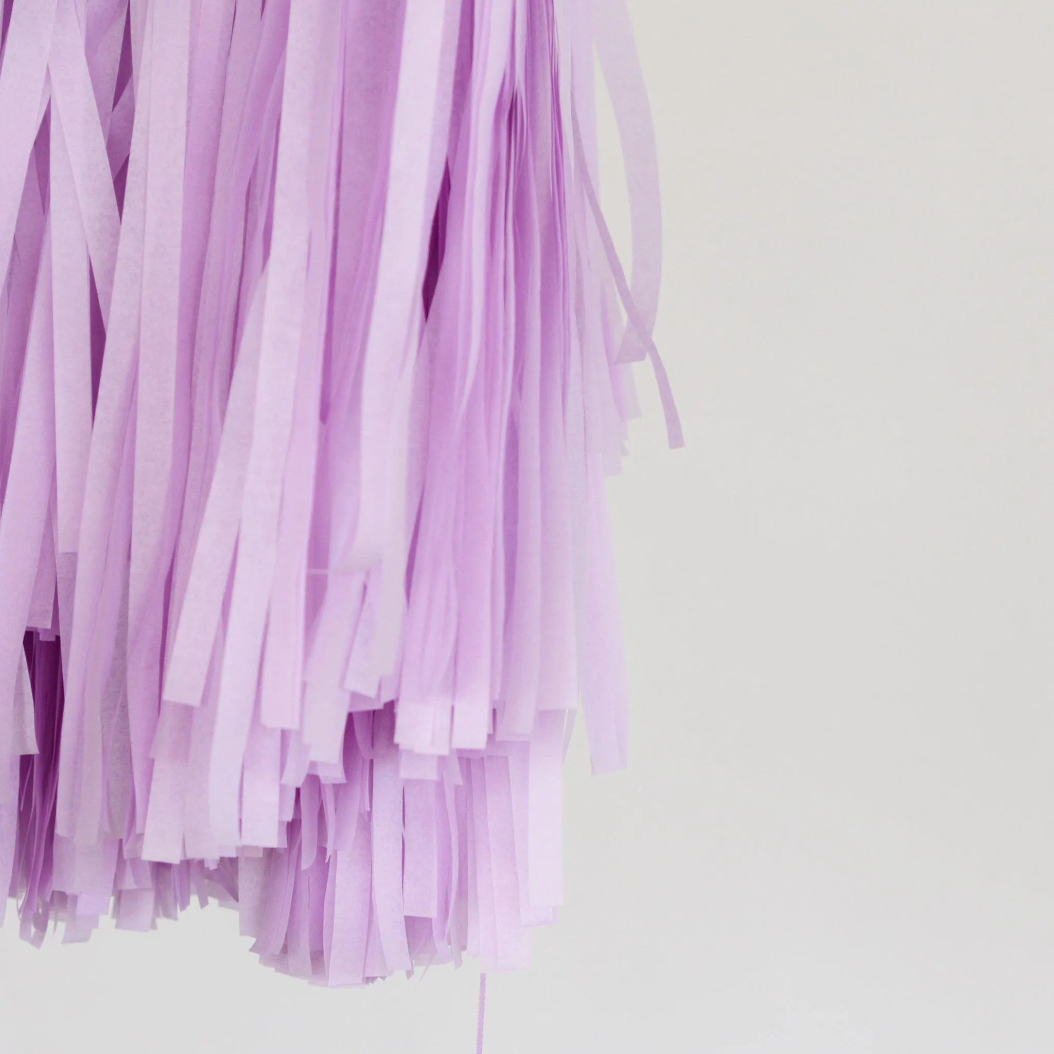 All lilac tassel garland - various lengths