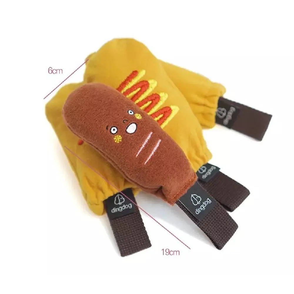 American Hotdog Dog Plush Toy