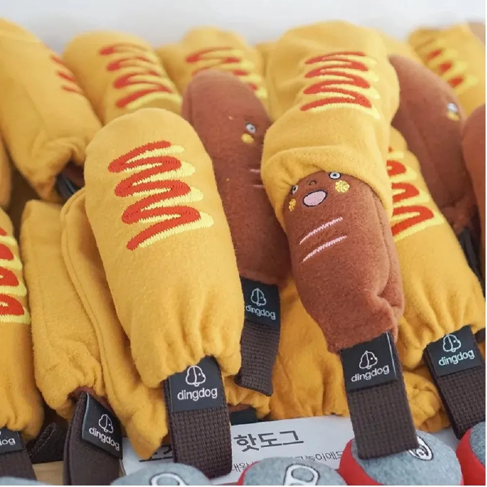 American Hotdog Dog Plush Toy