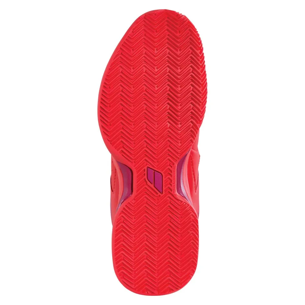 Babolat Pulsion Clay Tennis Shoes (Ladies) - Cherry Tomato