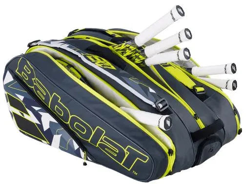 Babolat Racquet Bag RH X12 2023 PURE AERO Black/Lime