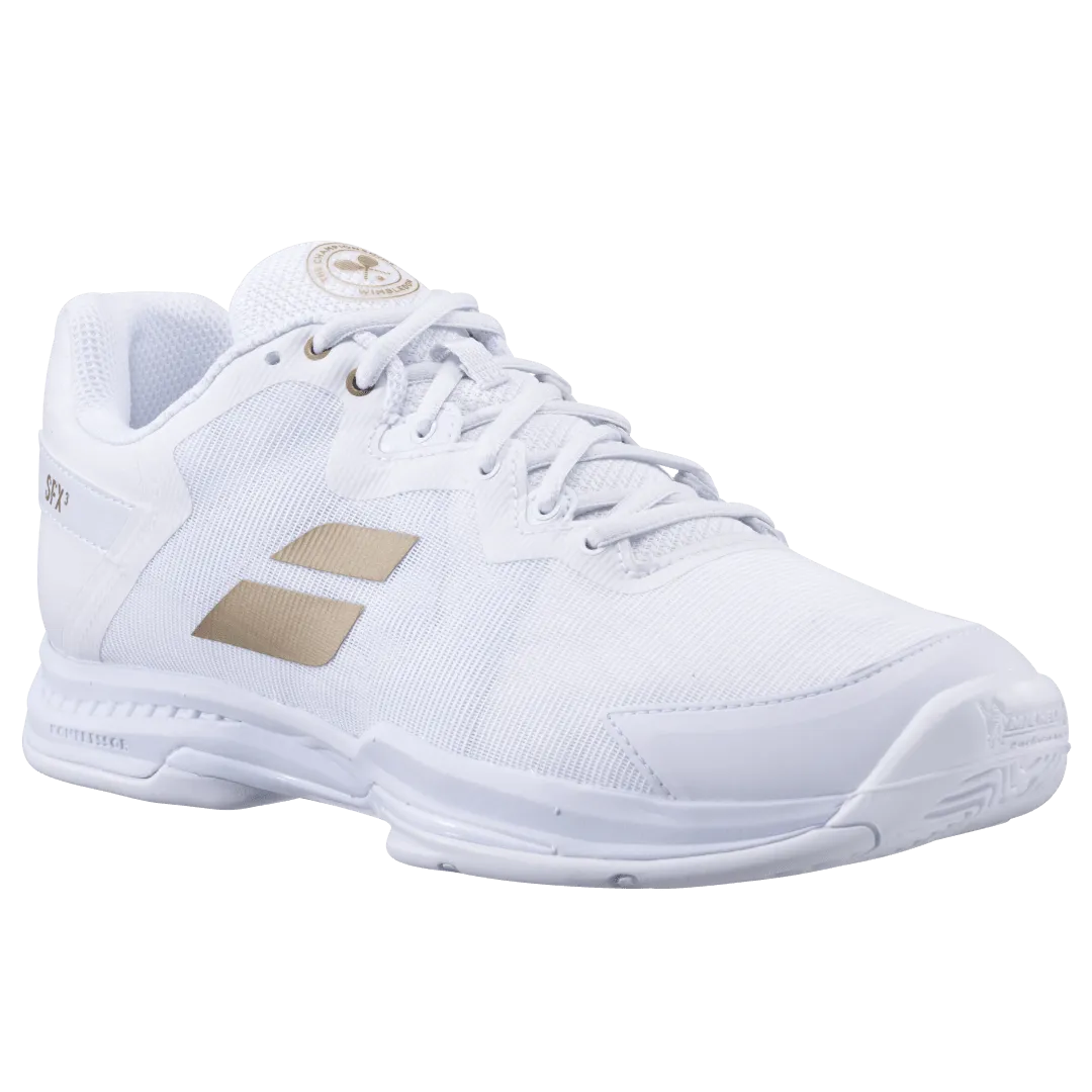 Babolat Women's SFX 3 Wimbledon(White/Gold)