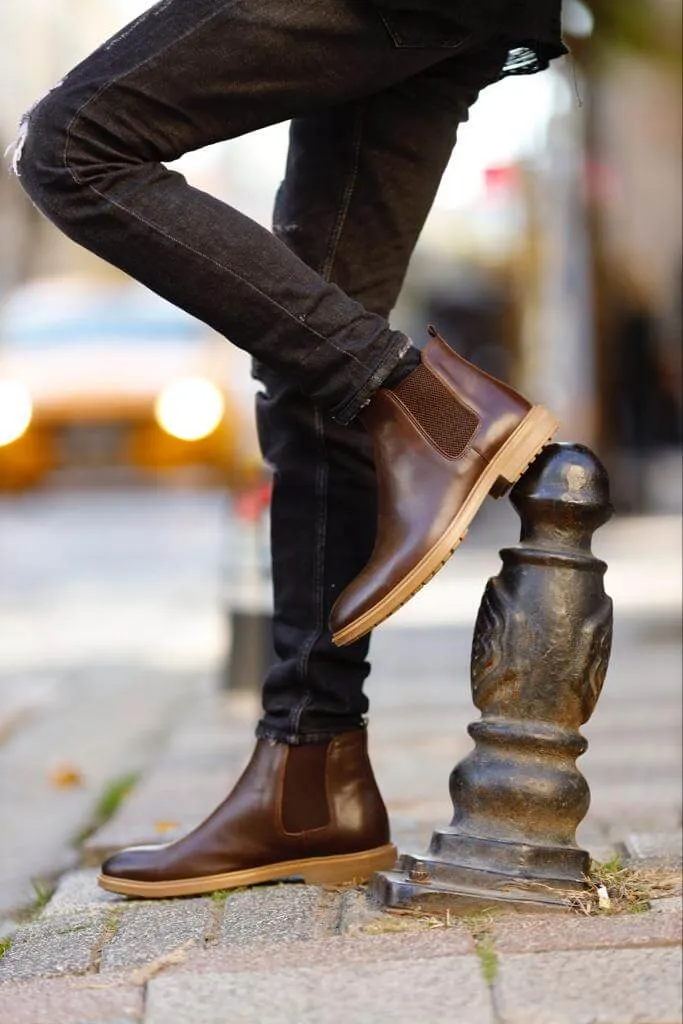 Balkan Brown Chelsea Boots