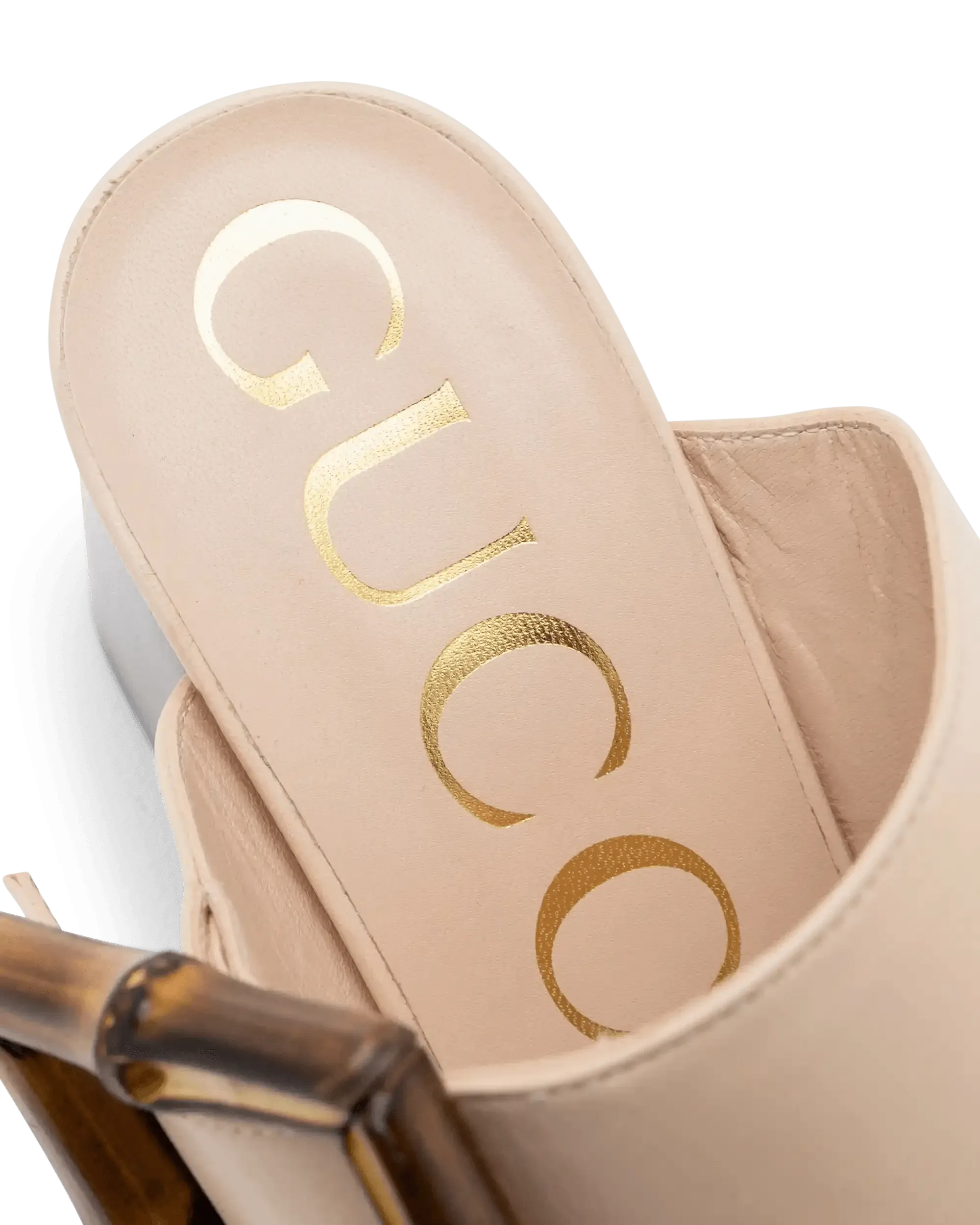 Bamboo Buckle Slide Sandals