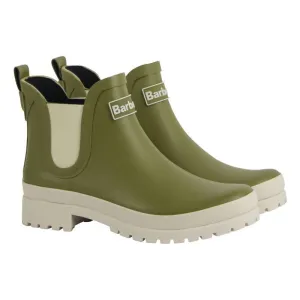 Barbour Mallow Ladies Wellington Chelsea Boot - Olive/Mist