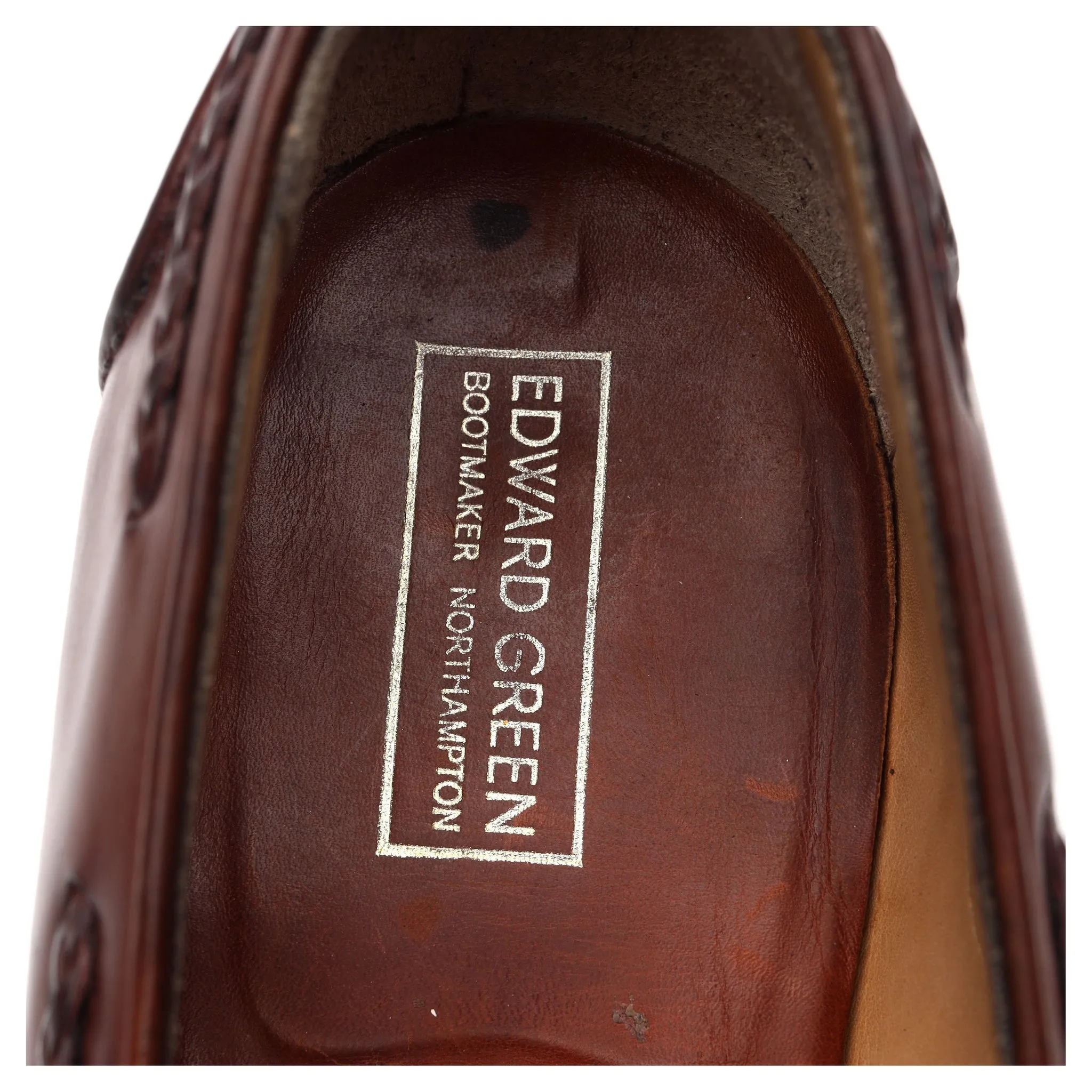 'Belgravia' Tan Brown Leather Tassel Loafers UK 9 E