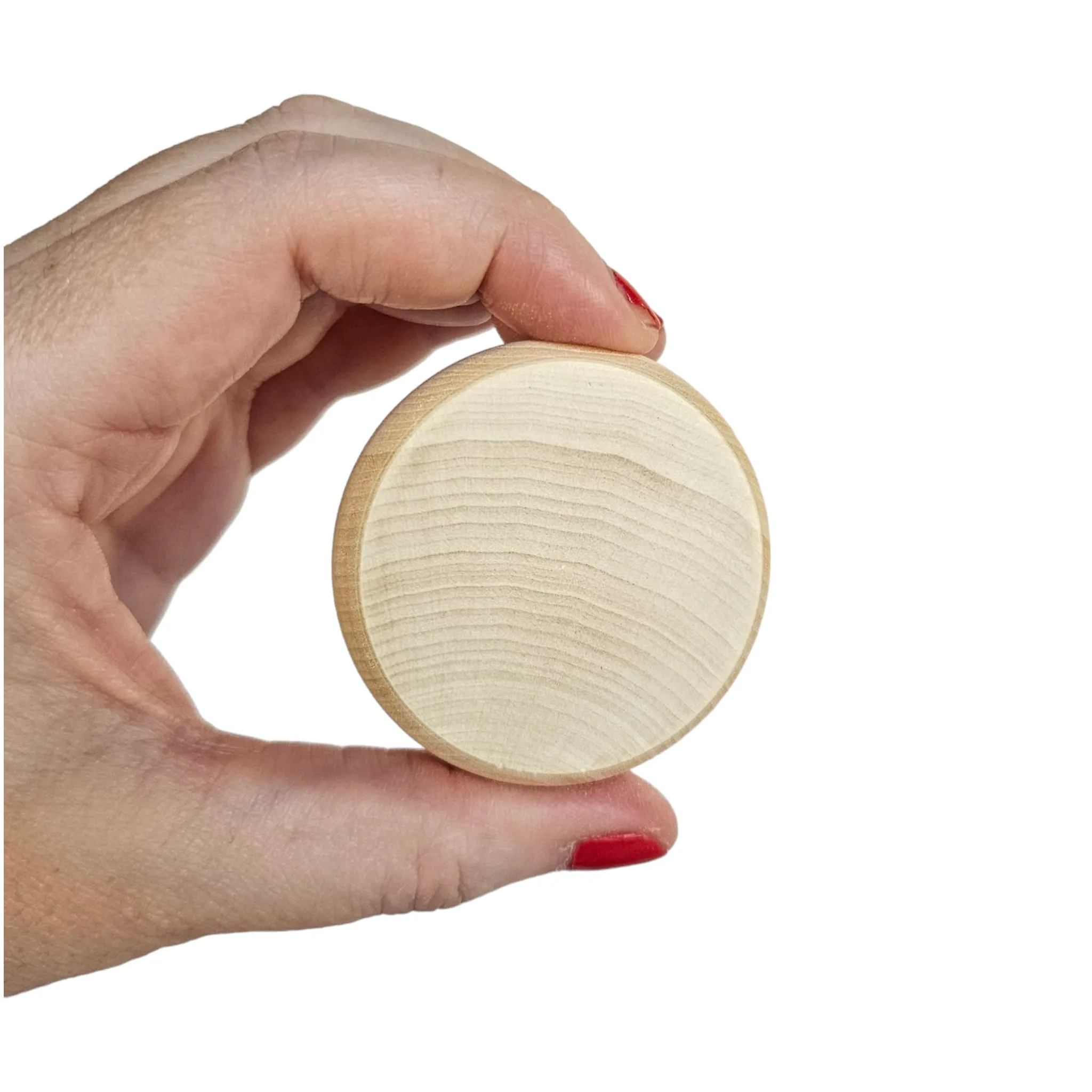 Big Wooden Coins - 12 pieces