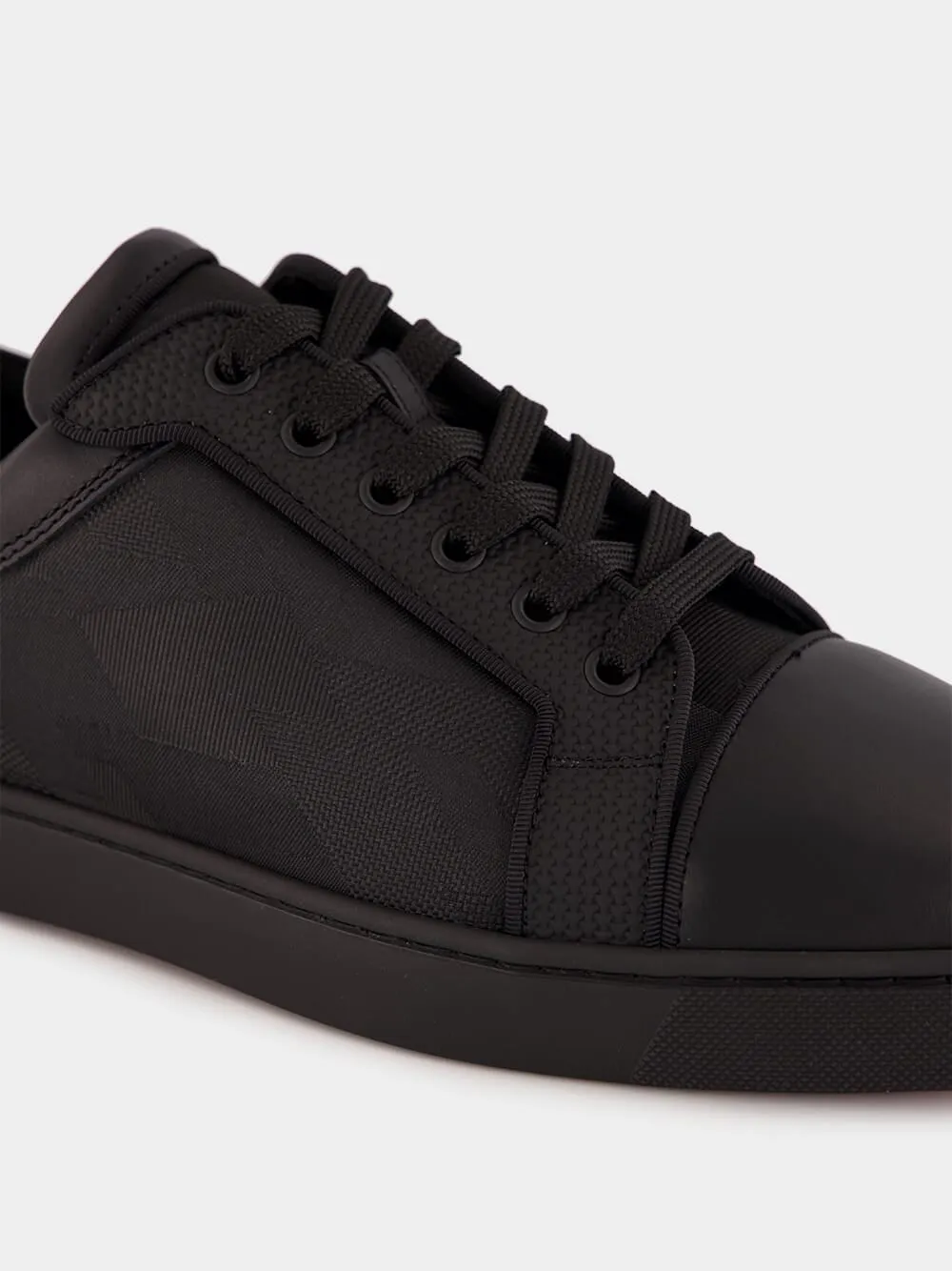 Black Louis Junior Low-Top Sneakers