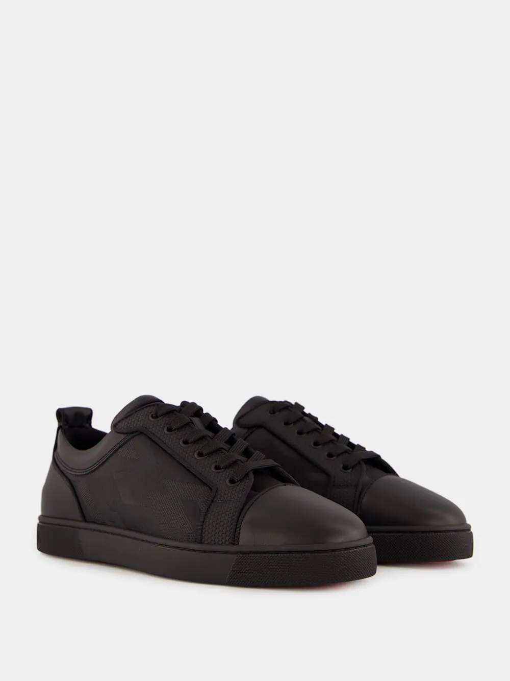 Black Louis Junior Low-Top Sneakers