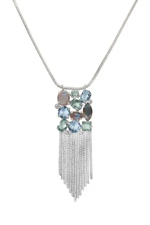 Bluette Statement Tassel Necklace