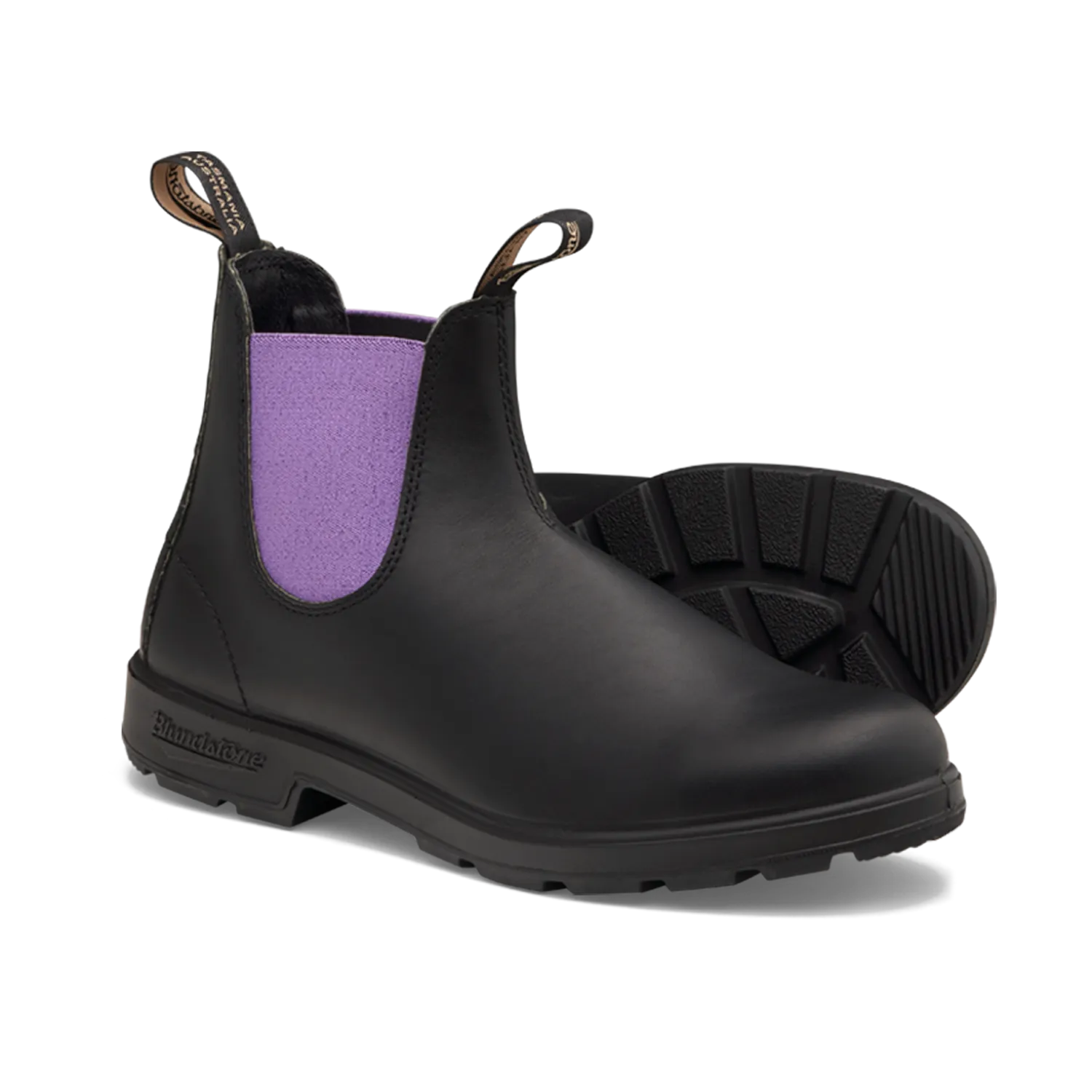 Blundstone 2303 - Original Black Chelsea with Lavender Elastic