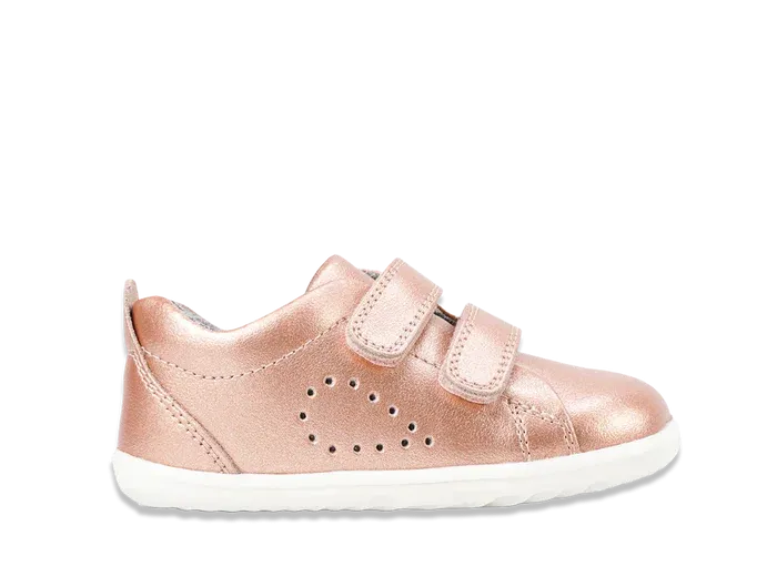 Bobux Step Up Grass Court - Rose Gold