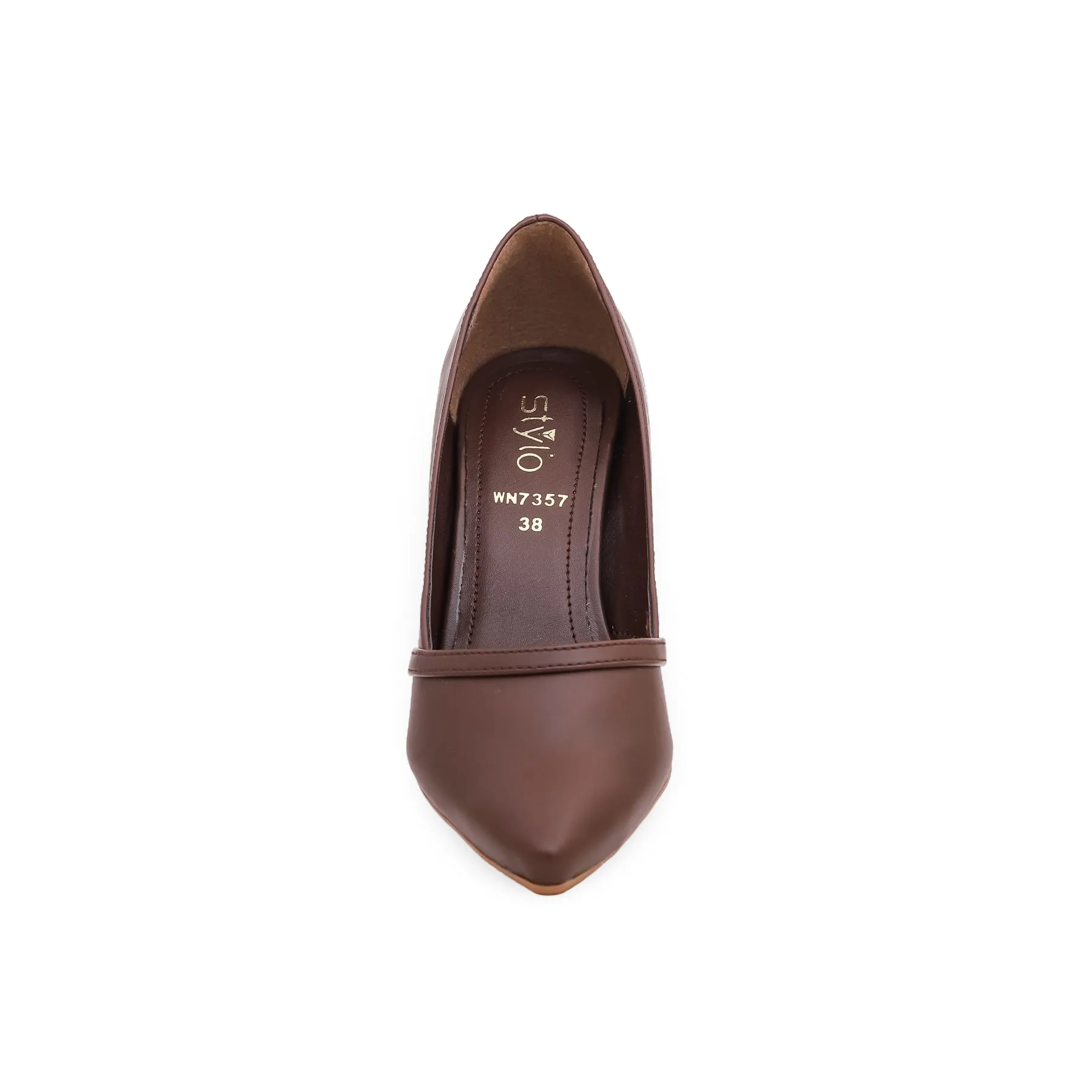 Brown Court Shoes WN7357