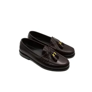 Burgundy Luco Embellished Tassel Loafers