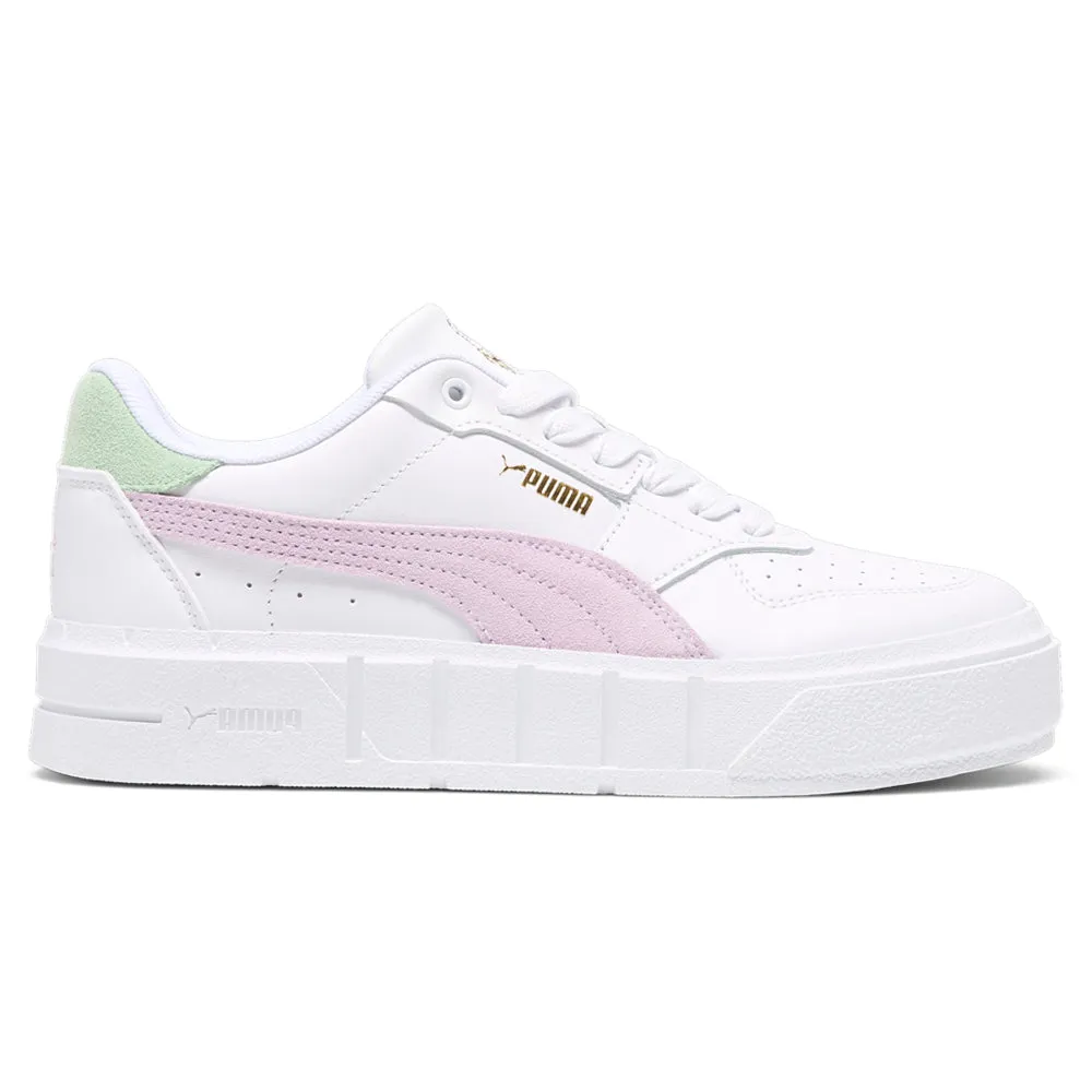 Cali Court New Bloom Perforated Platform Sneakers