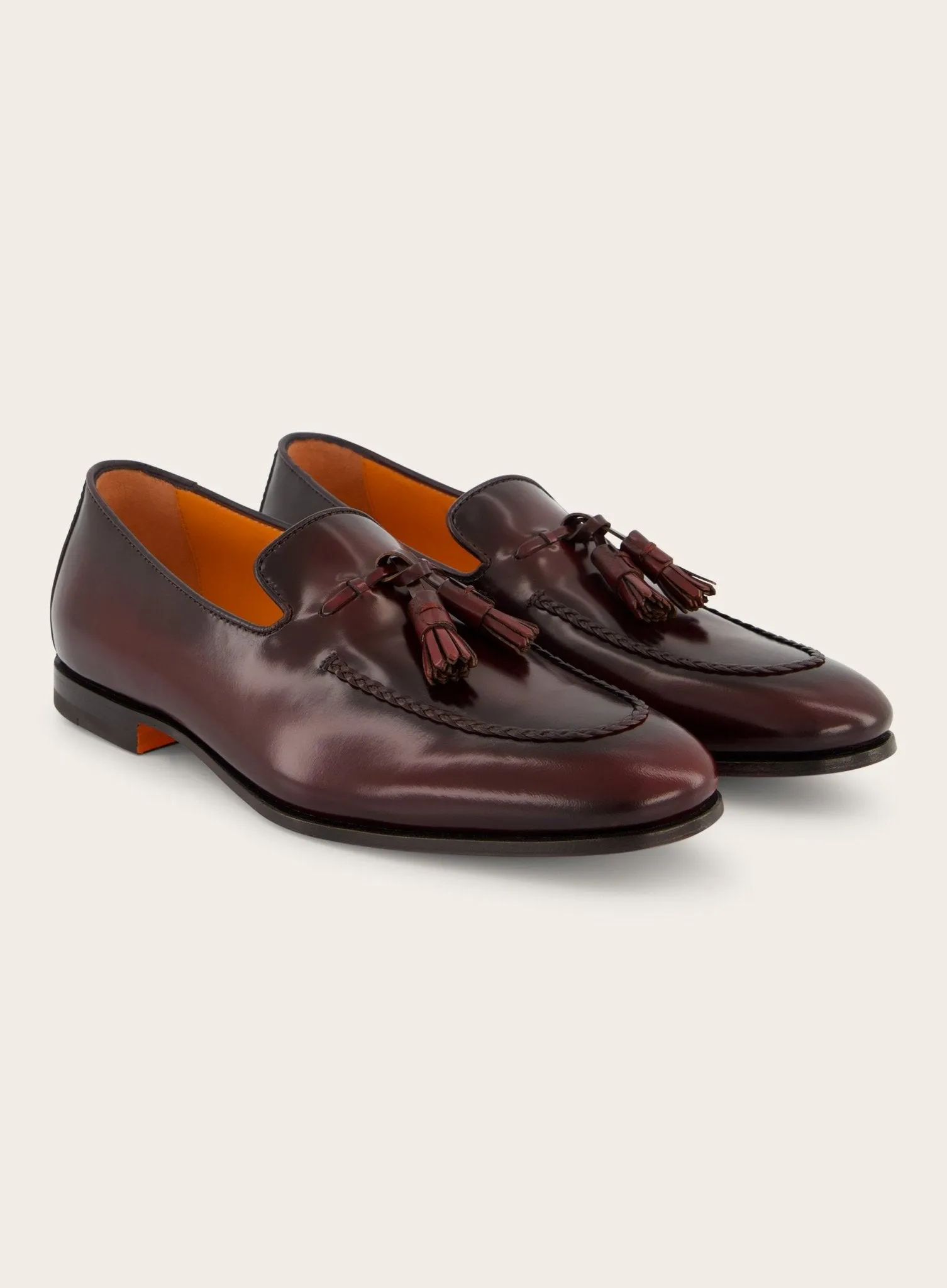 Carlos tassel loafers van leer