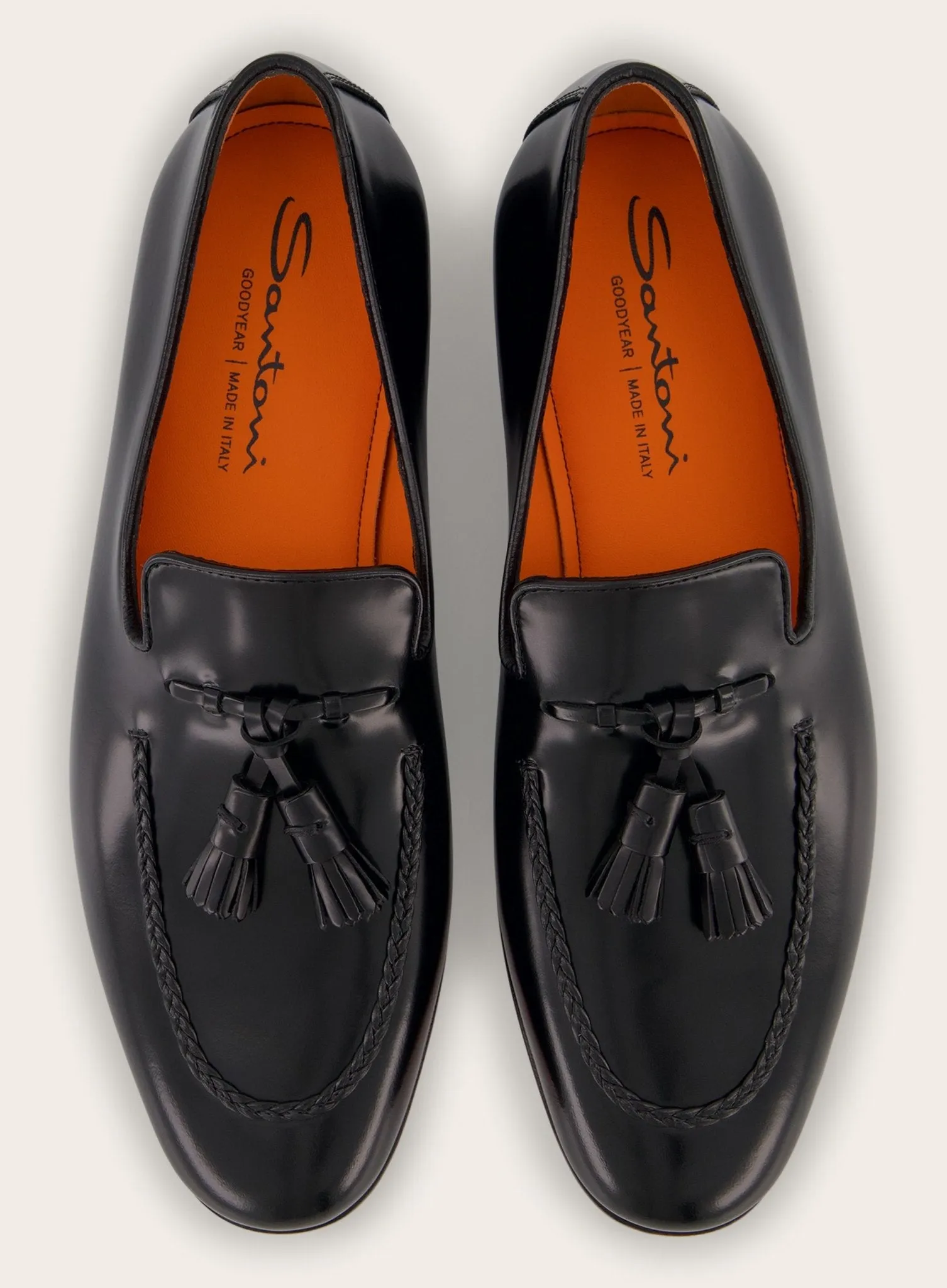 Carlos tassel loafers van leer