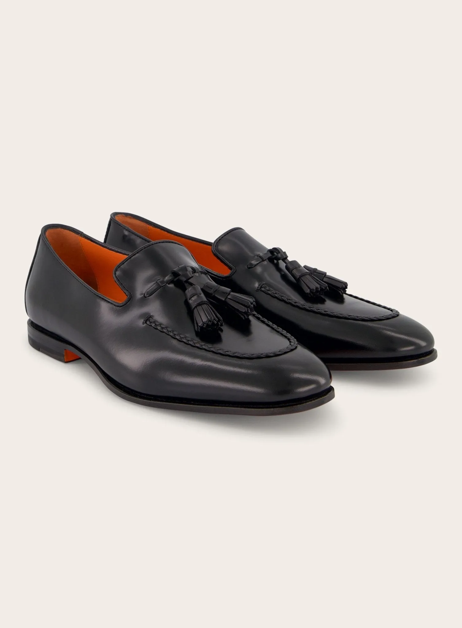 Carlos tassel loafers van leer