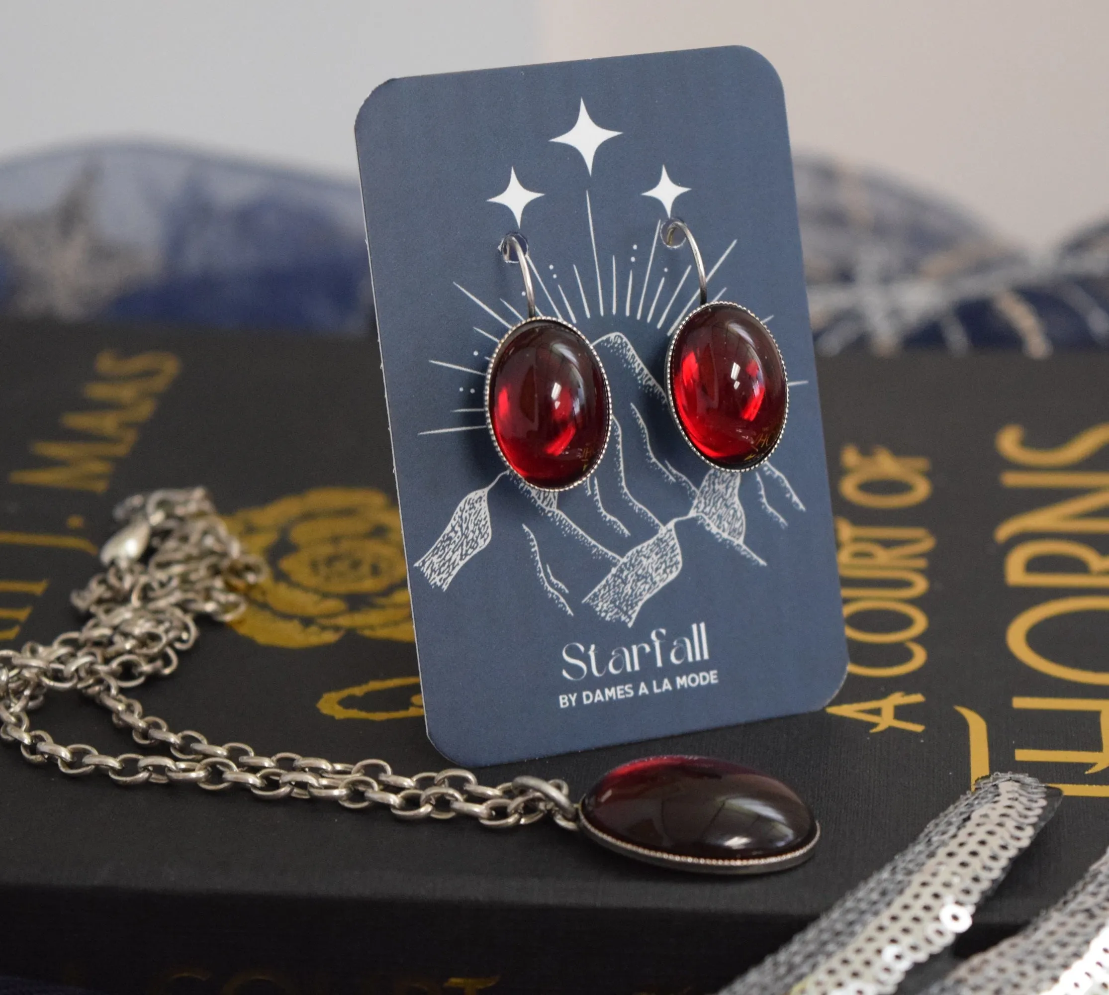 Cassian Siphon Earrings - Officially Licensed ACOTAR jewelry