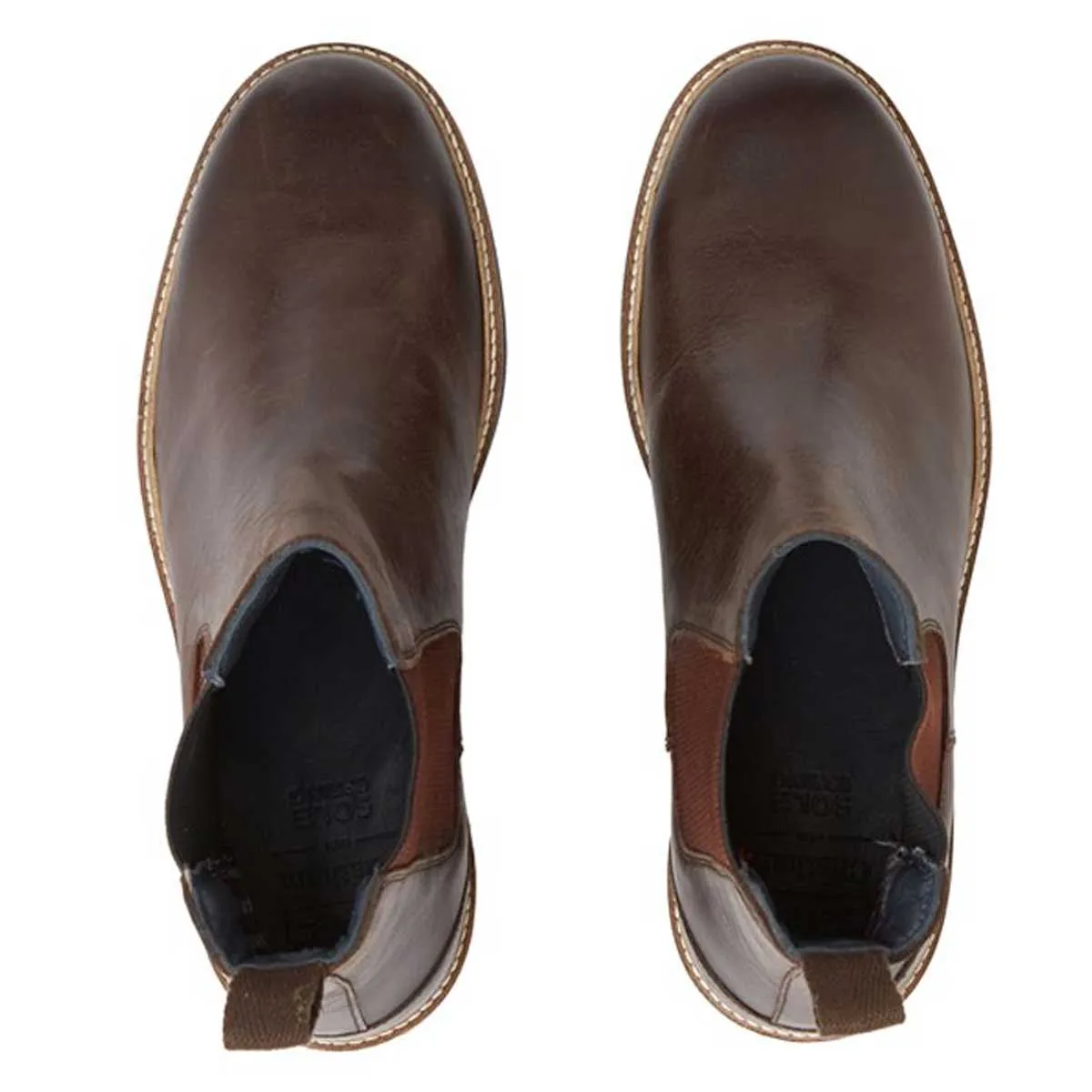 CHATHAM Mens Chirk Leather Chelsea Boots - Dark Brown