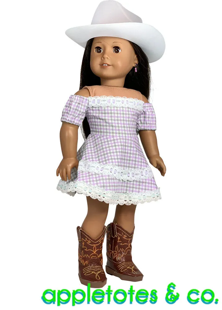 Cheyenne Dress Sewing Pattern for 18 Inch Dolls