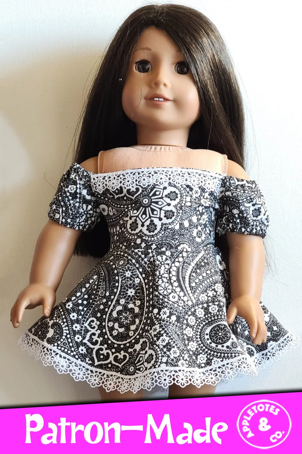 Cheyenne Dress Sewing Pattern for 18 Inch Dolls