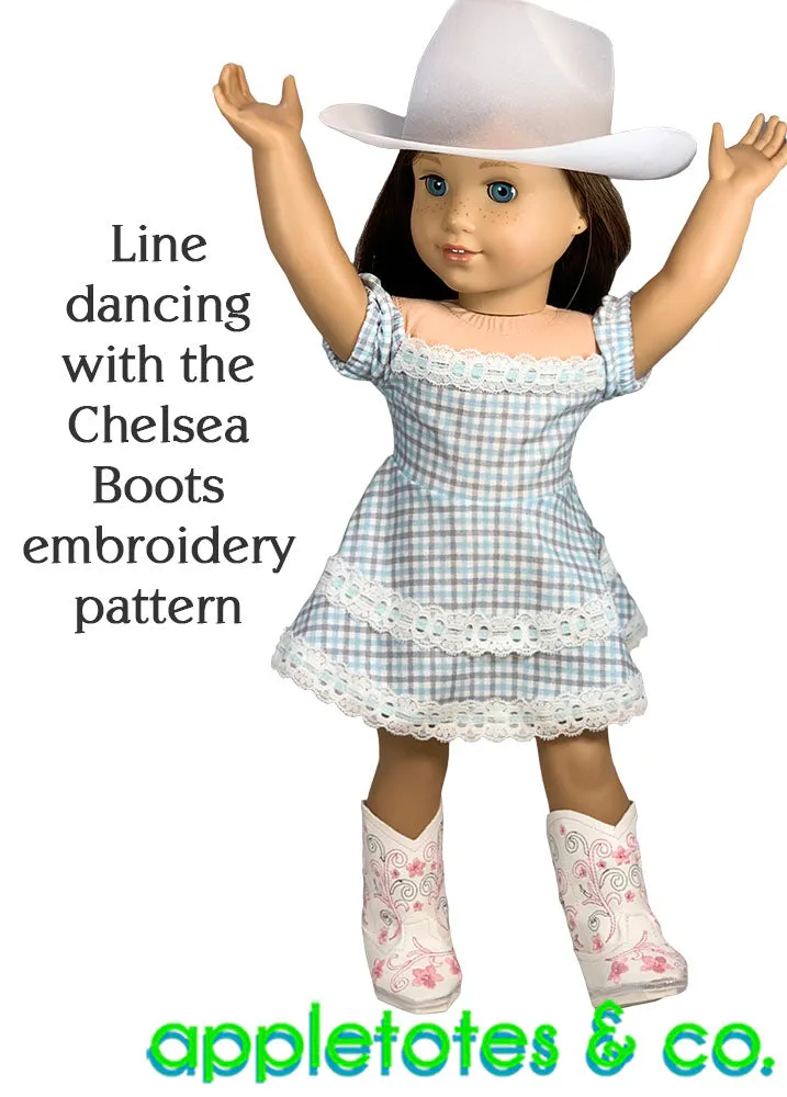 Cheyenne Dress Sewing Pattern for 18 Inch Dolls