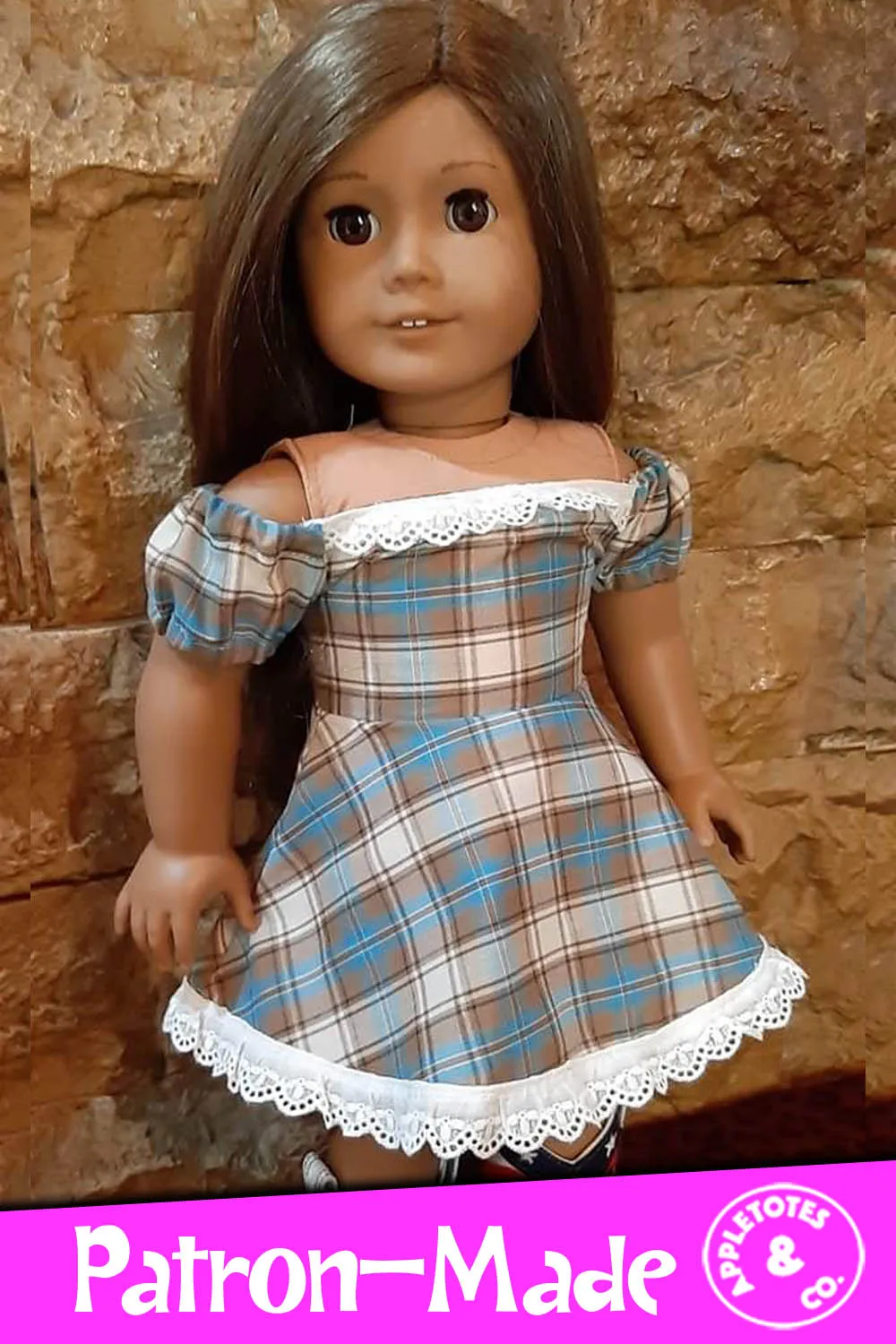 Cheyenne Dress Sewing Pattern for 18 Inch Dolls