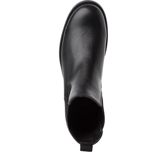 Chunky Leather Chelsea Boot - Black